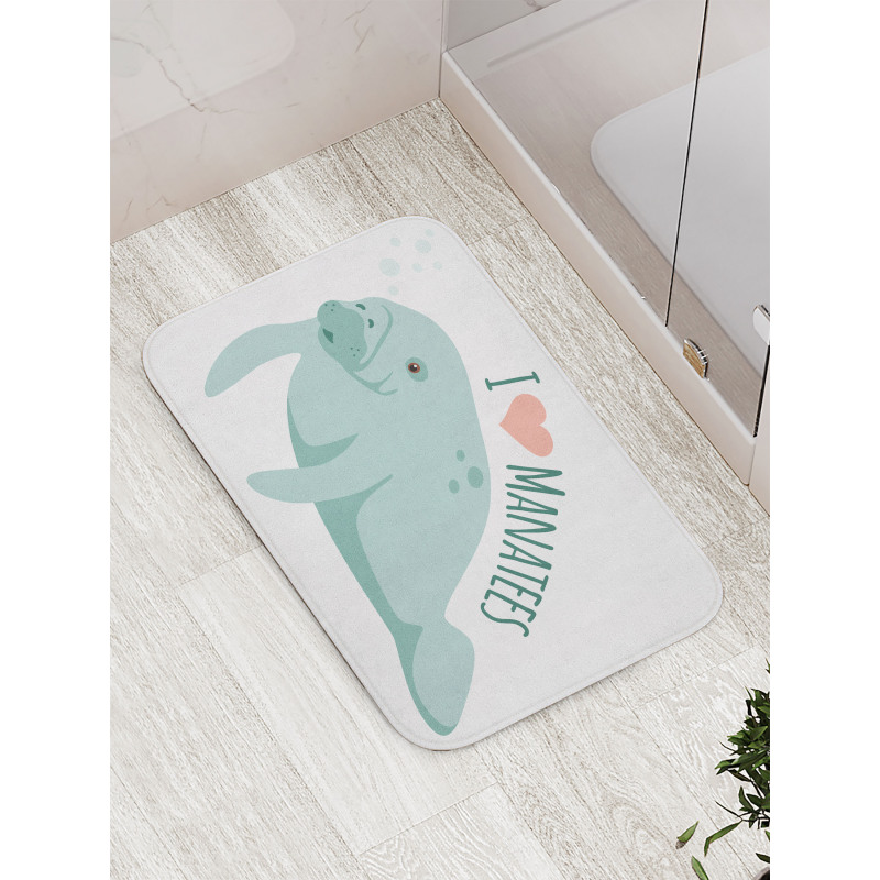 Pastel Toned Arrangement Bath Mat