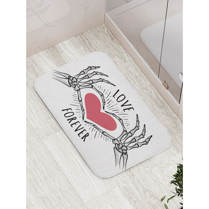 Scary Hands Love Forever Bath Mat