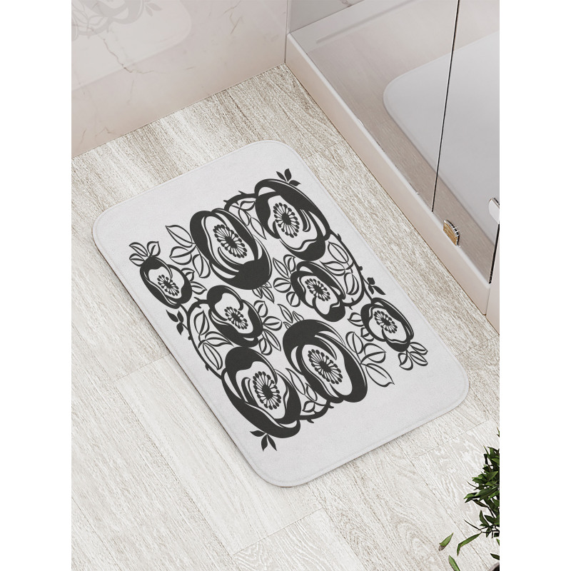 Flourish Motif Bath Mat