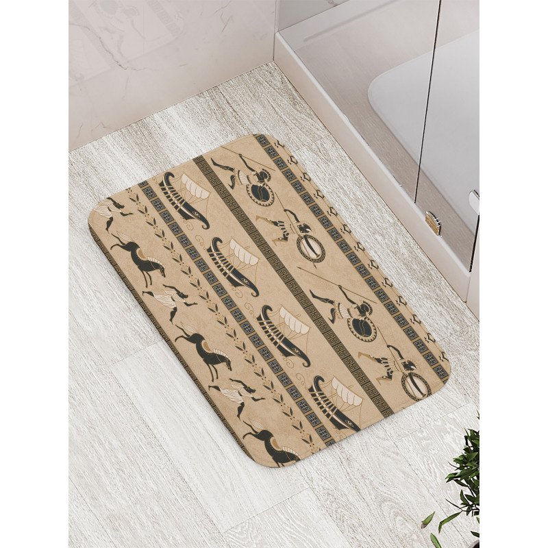 Horses Royals and Warriors Bath Mat