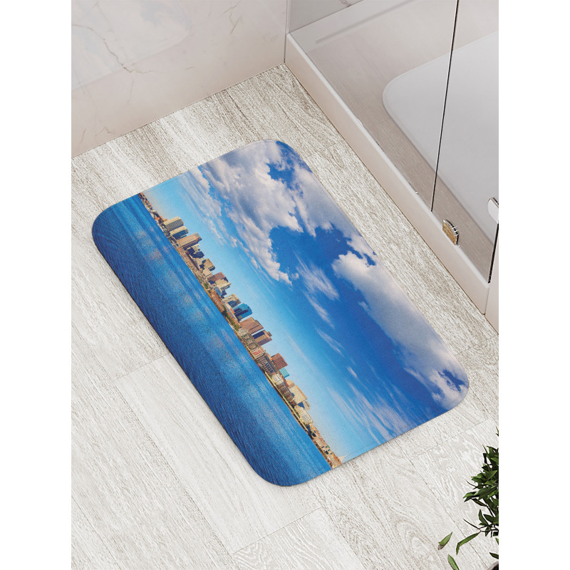 Skyline of Boston Bath Mat