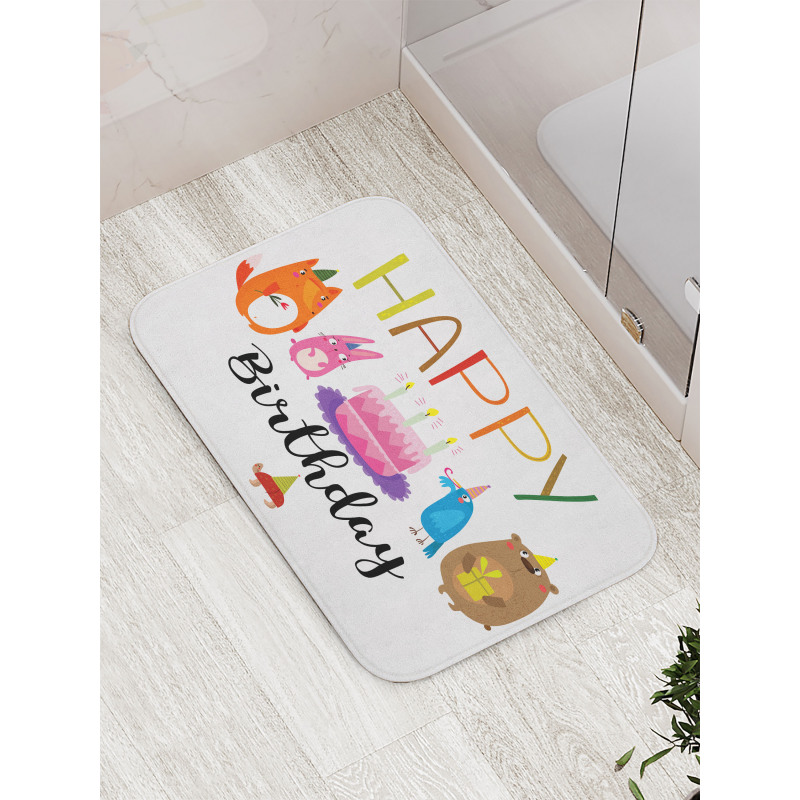 Cake Animal Friends Bath Mat