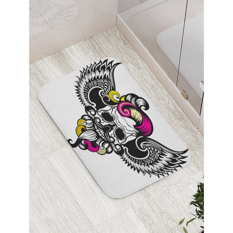 Crazy Design Skull Bath Mat