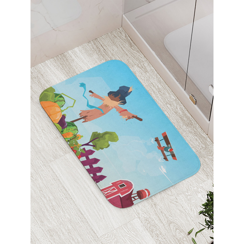 Countryside Cartoon Bath Mat