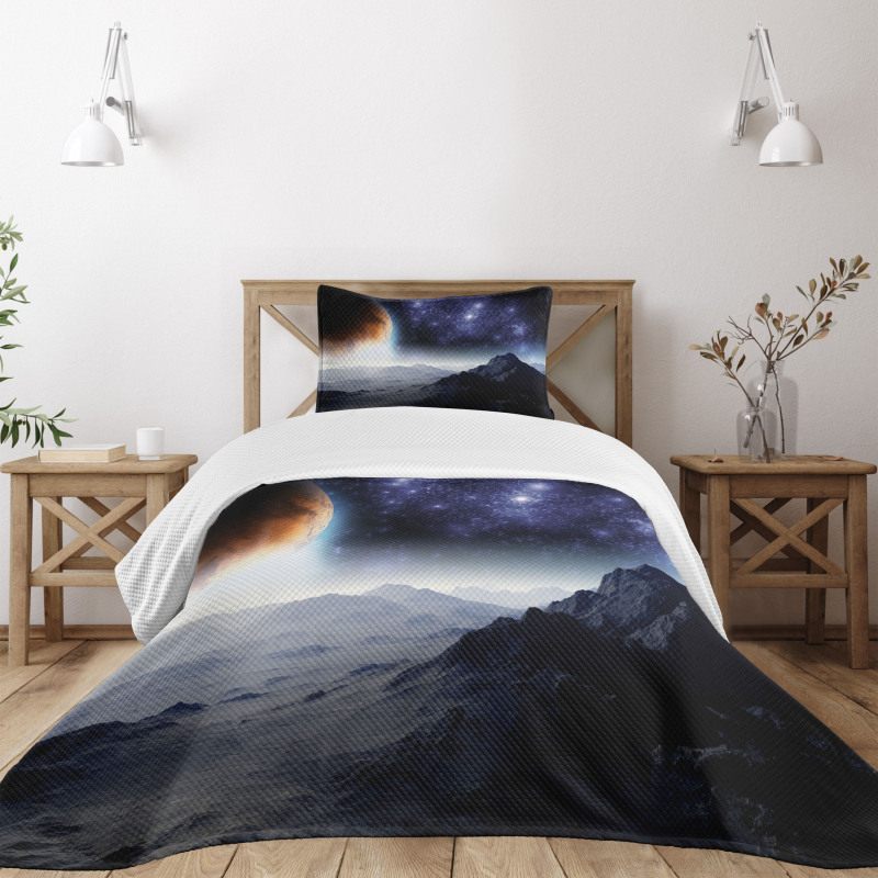 Science Fiction Nature Bedspread Set