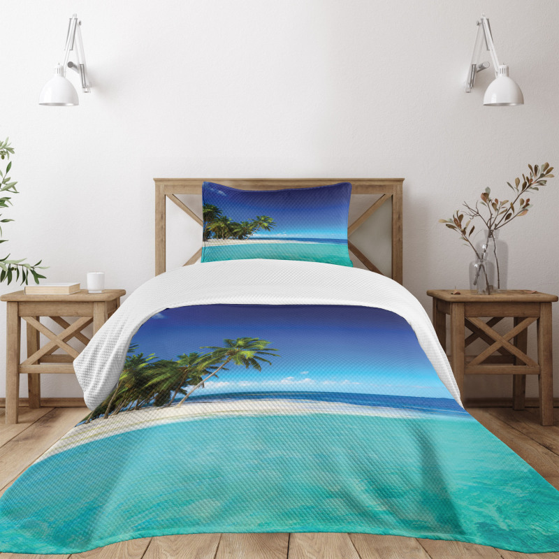 Seaside Nature Tropic Bedspread Set