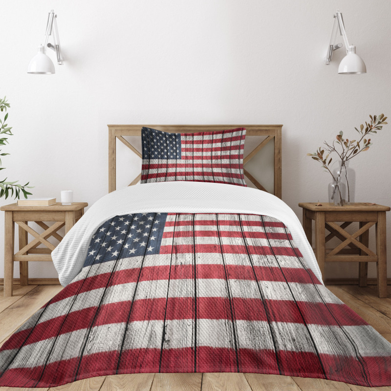 Fourth of July Independence Bedspread Set