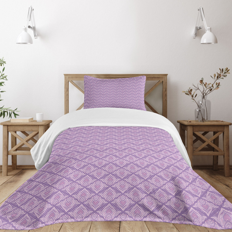 Ornamental Boho Design Bedspread Set