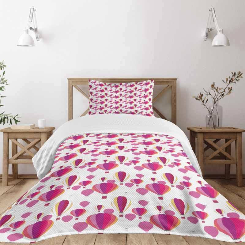 Colorful Abstract Aircraft Bedspread Set