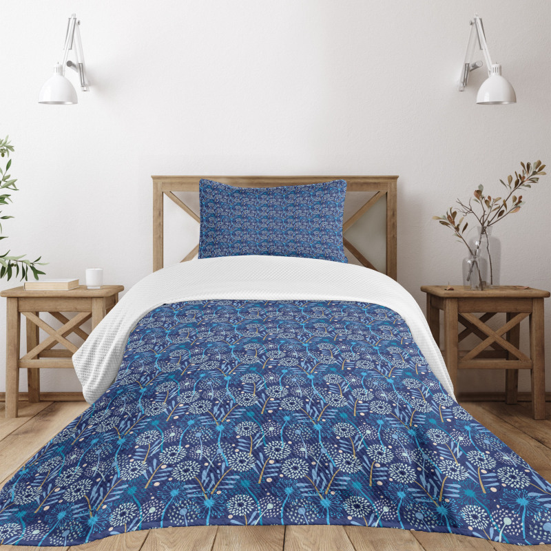 Quirky Dandelions Bedspread Set