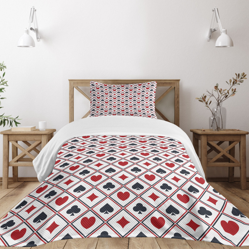 Holdem Gambler Modern Bedspread Set