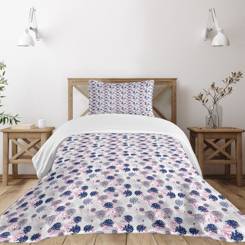 Spring Floral Gracious Animal Bedspread Set