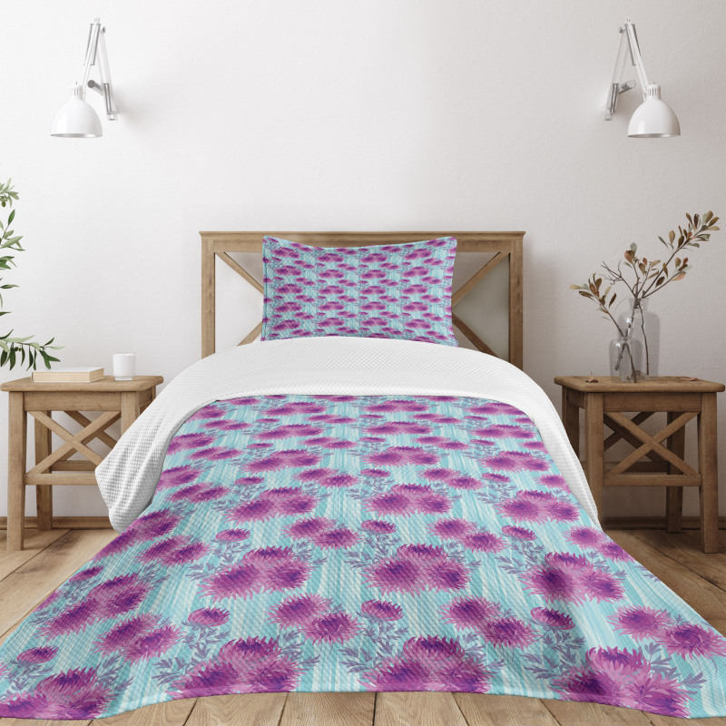 Spring Chrysanthemums Bedspread Set