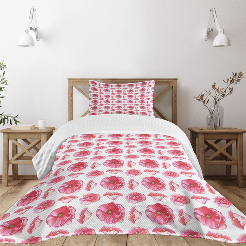 Big Anemone Petals Art Bedspread Set