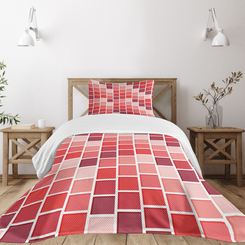 Tile Rectangle Square Bedspread Set