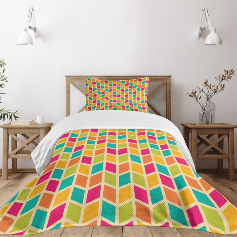 Chevron Hipster Style Bedspread Set