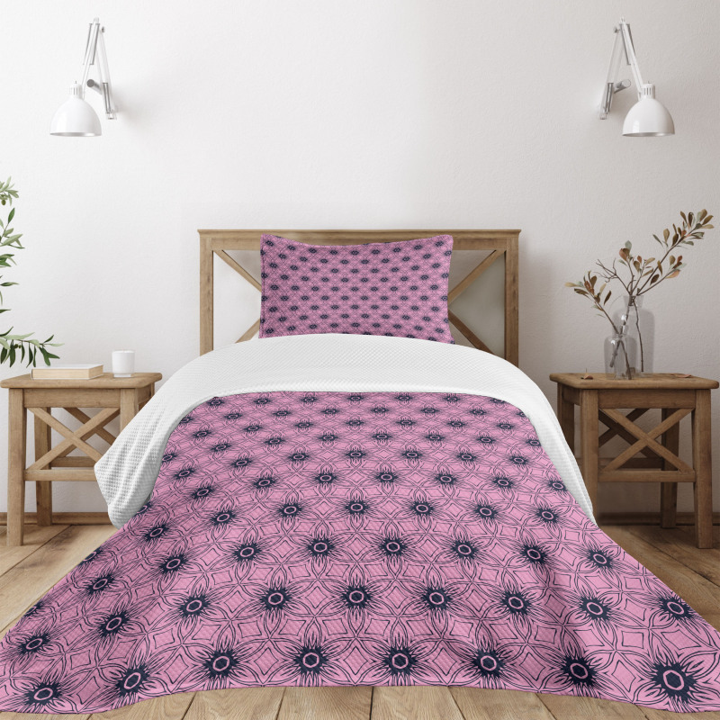 Dreamy Floral Ornament Bedspread Set