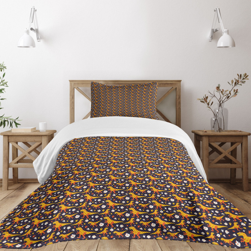 Dinosaur Animal Egg Bedspread Set