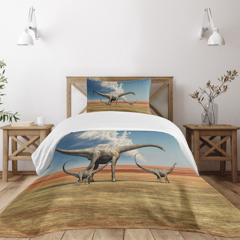 Diplodocus Dinasours Bedspread Set