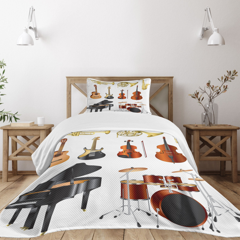 Symphony Orchestra Concert Bedspread Set