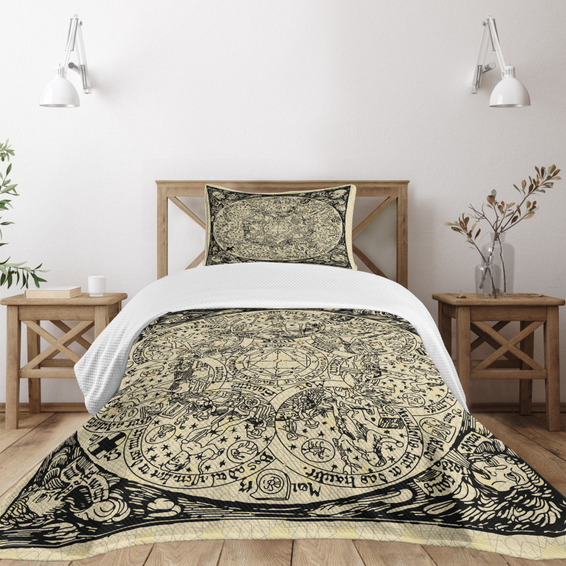 Map Bedspread Set