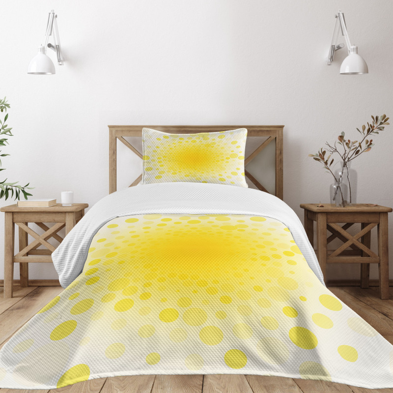 Sun Abstract Bedspread Set