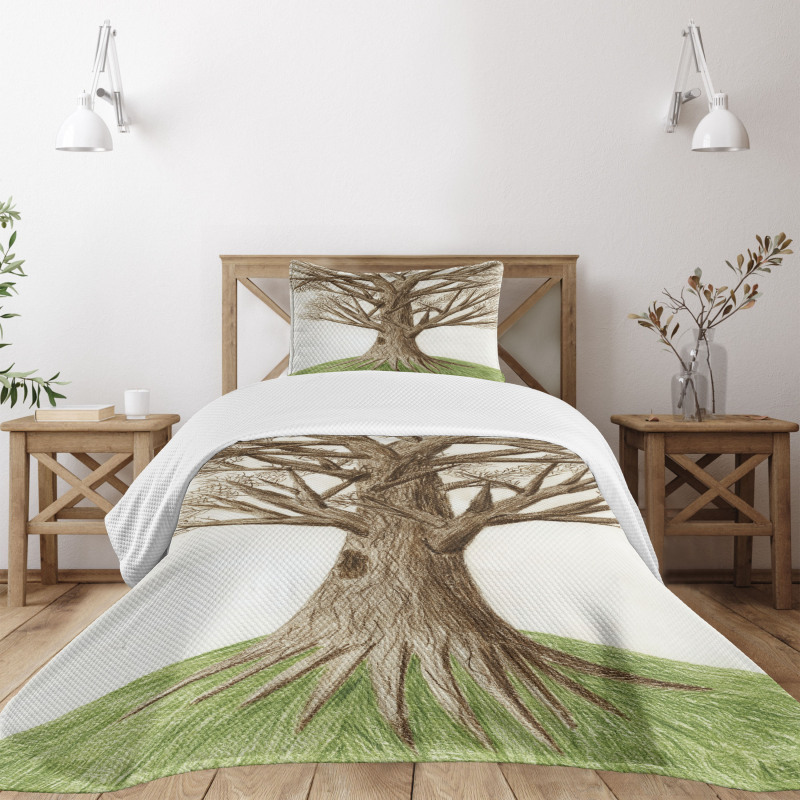 Sketch Nature Bedspread Set