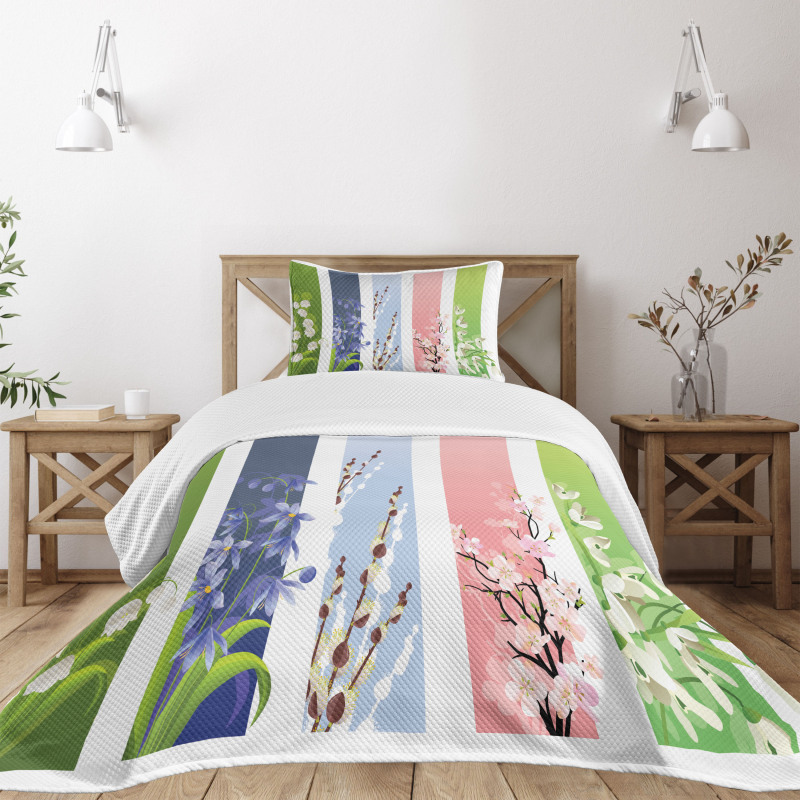 Lily Primrose Valley Bedspread Set