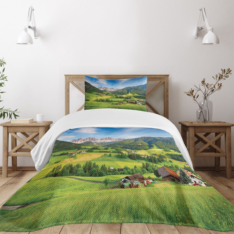 Alps in the Spring Bedspread Set