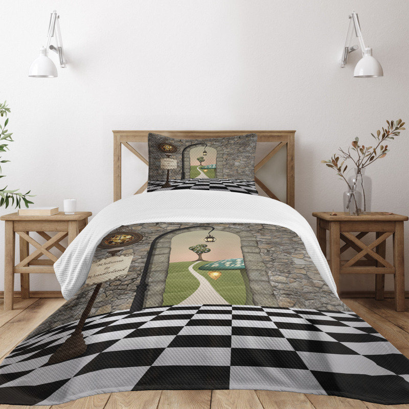 Fairytale Motif Bedspread Set