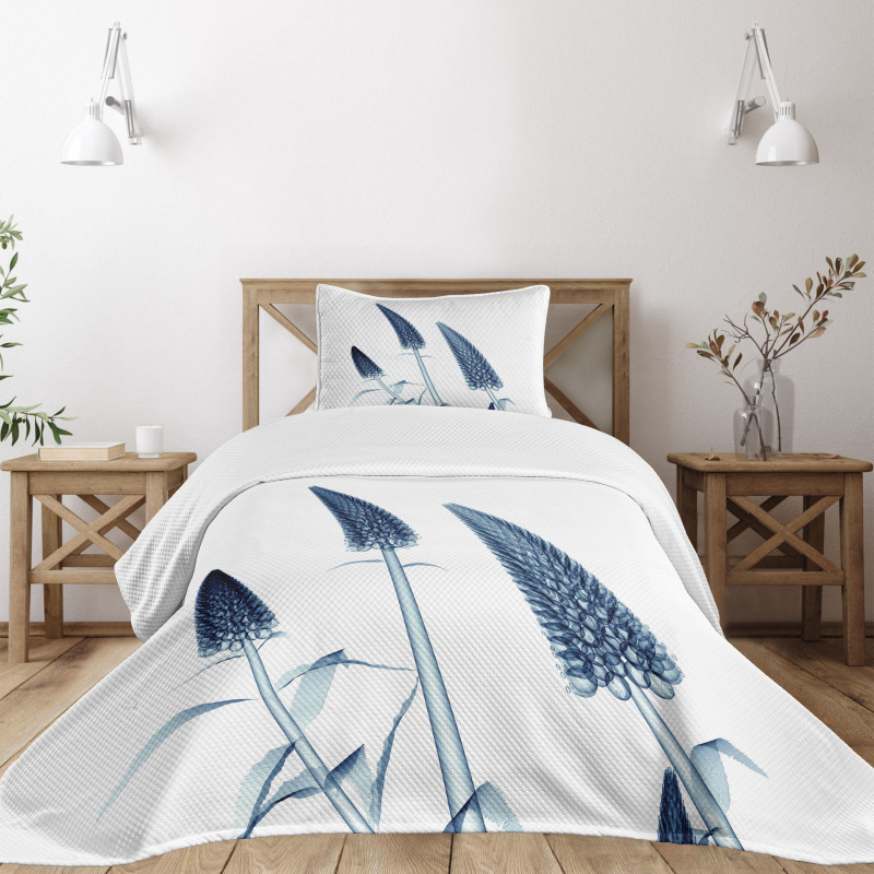 Exotic Blooms Plants Bedspread Set