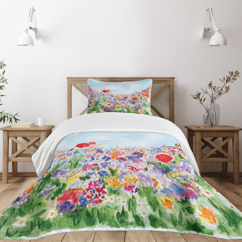 Summer Blooms Bedspread Set