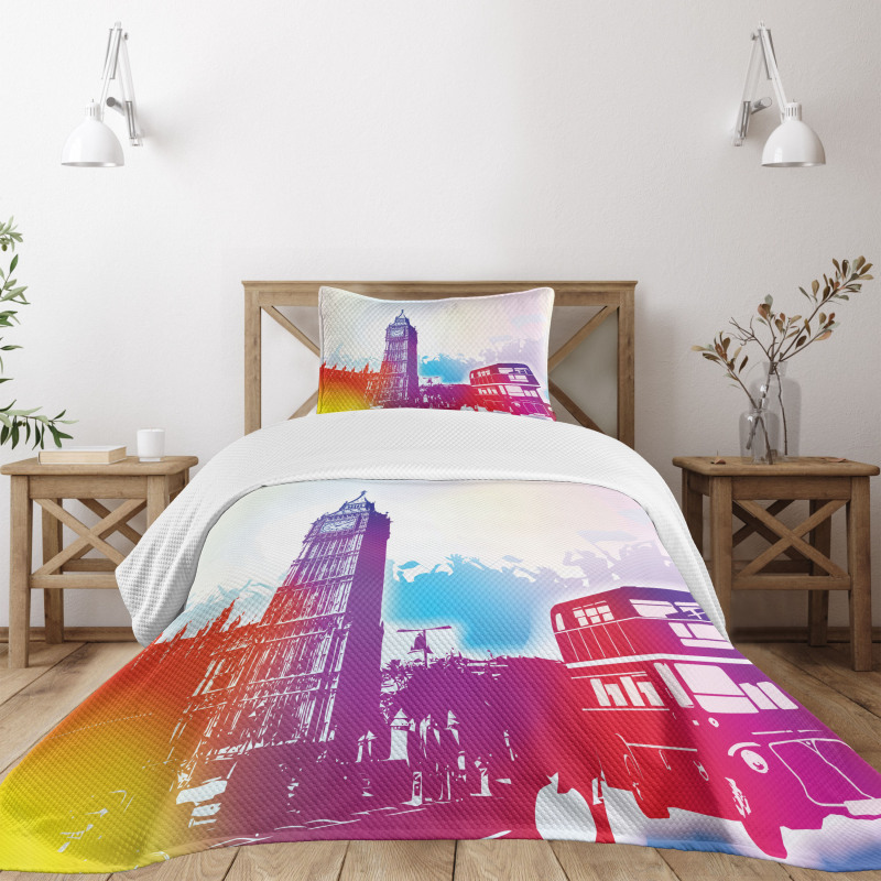 Historical Big Ben UK Bedspread Set