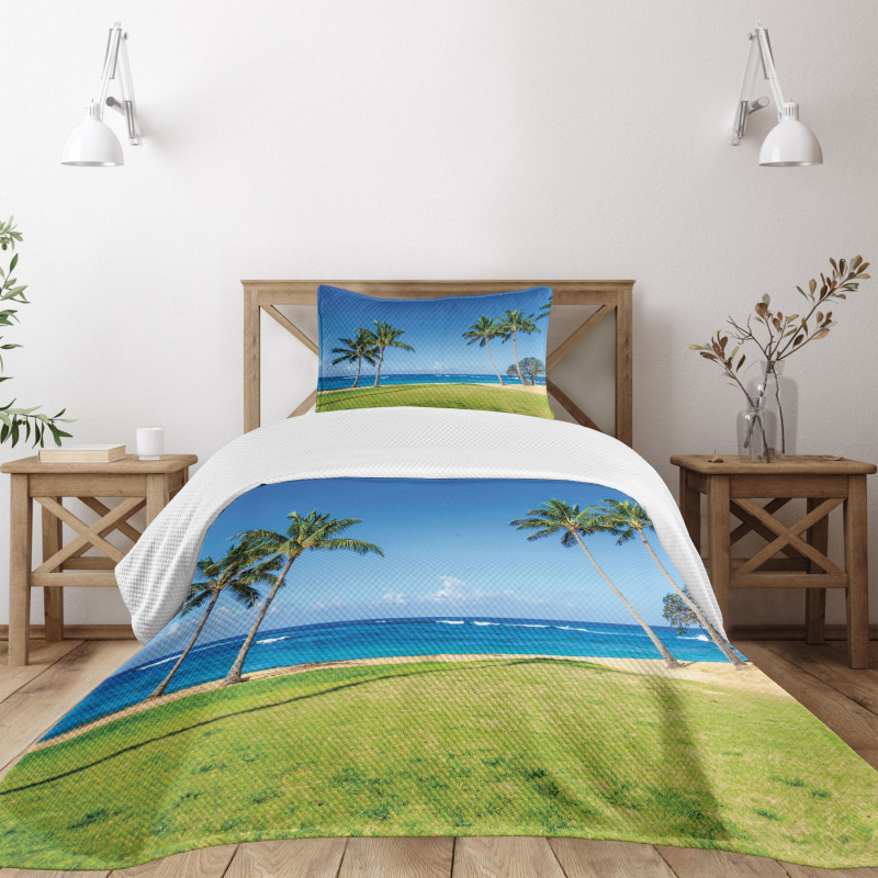 Coconut Palm Hawaii Bedspread Set