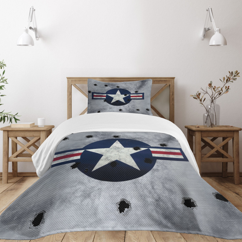 Star on Round Circle Bedspread Set