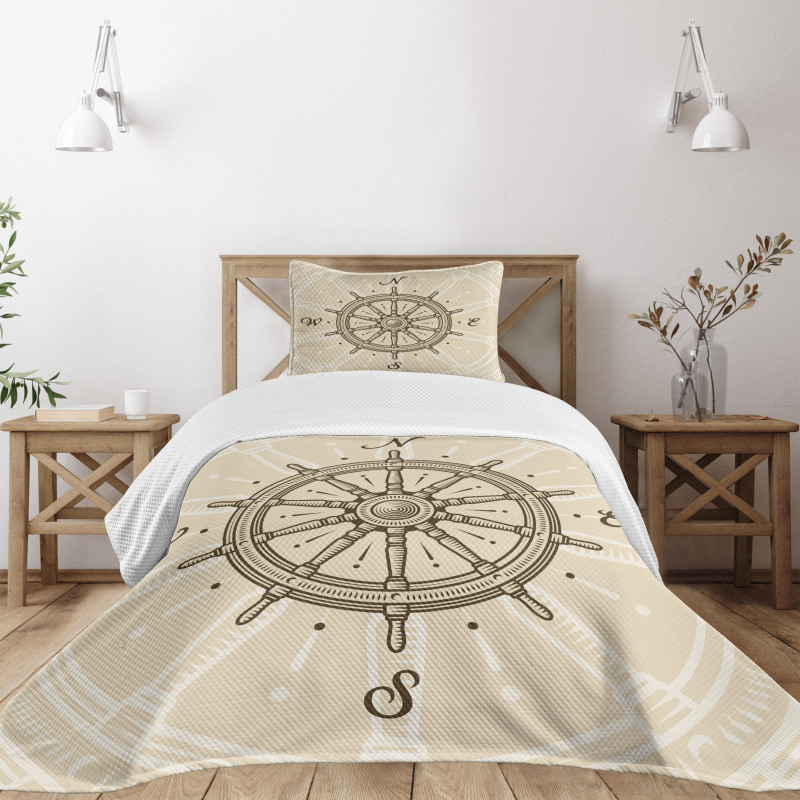 Steering Wheel Travel Bedspread Set