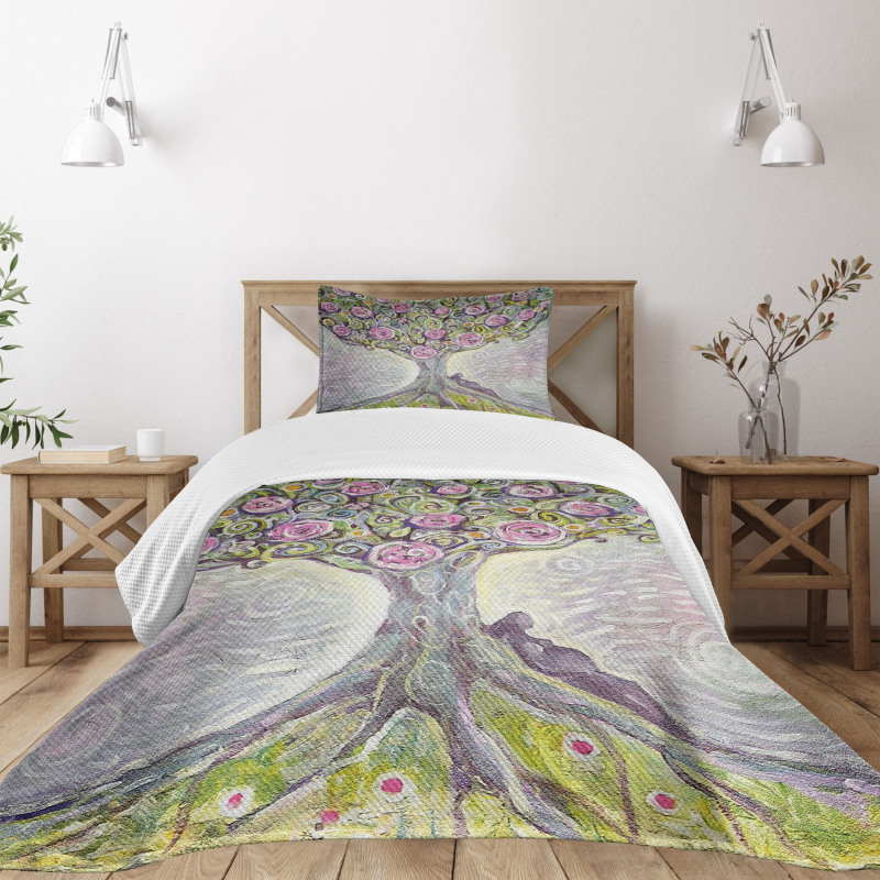 Spring Love Universe Bedspread Set