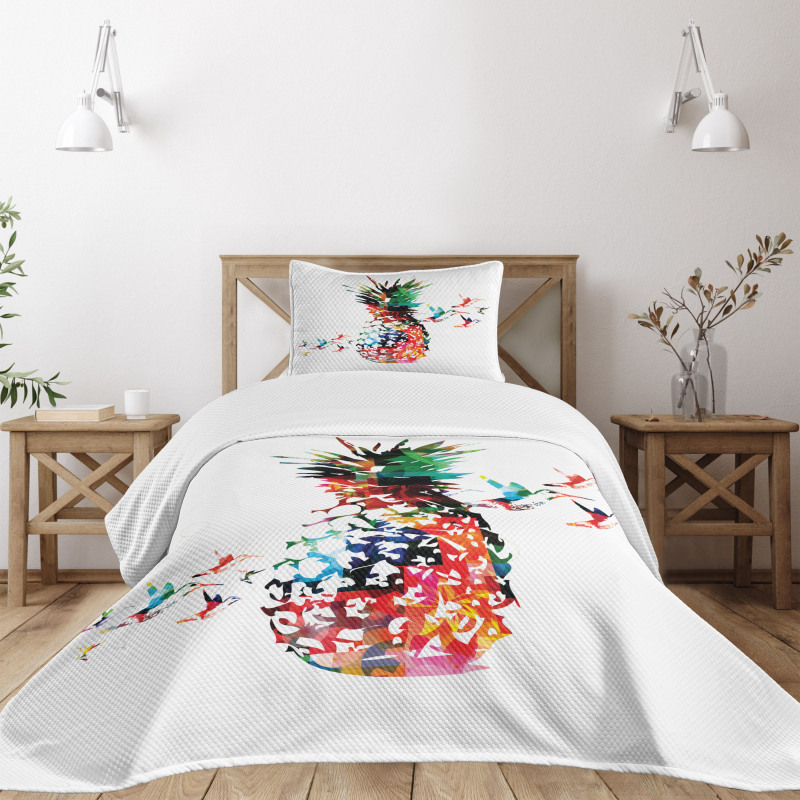 Modern Geometric Art Bedspread Set
