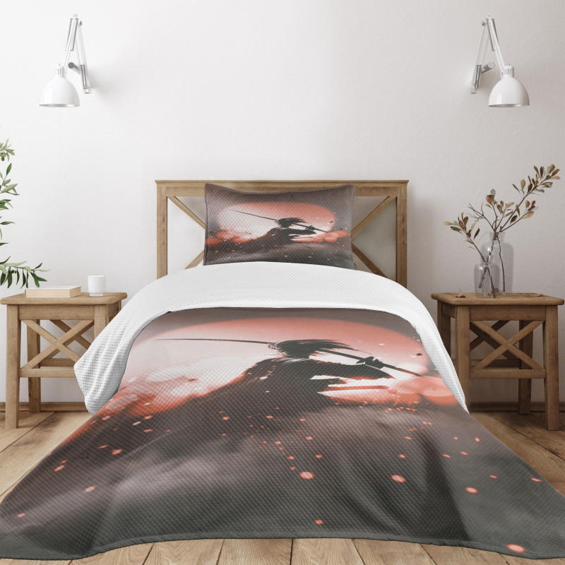 Samurai Japan Bedspread Set