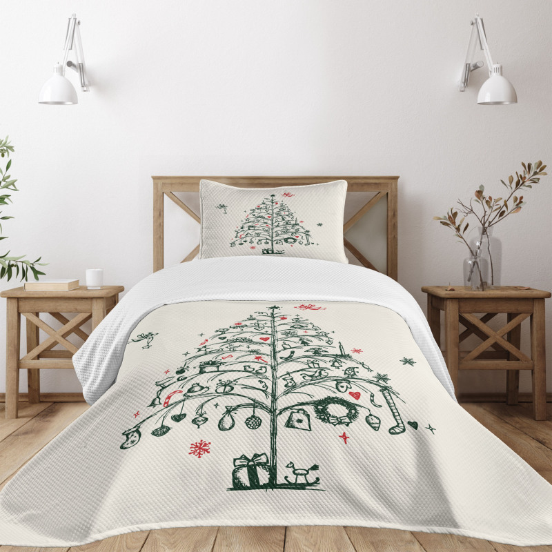 Tree and Fairies Bedspread Set