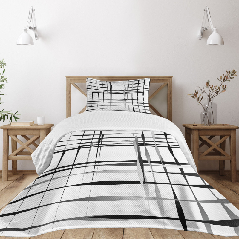 Abstract Art Geometric Bedspread Set