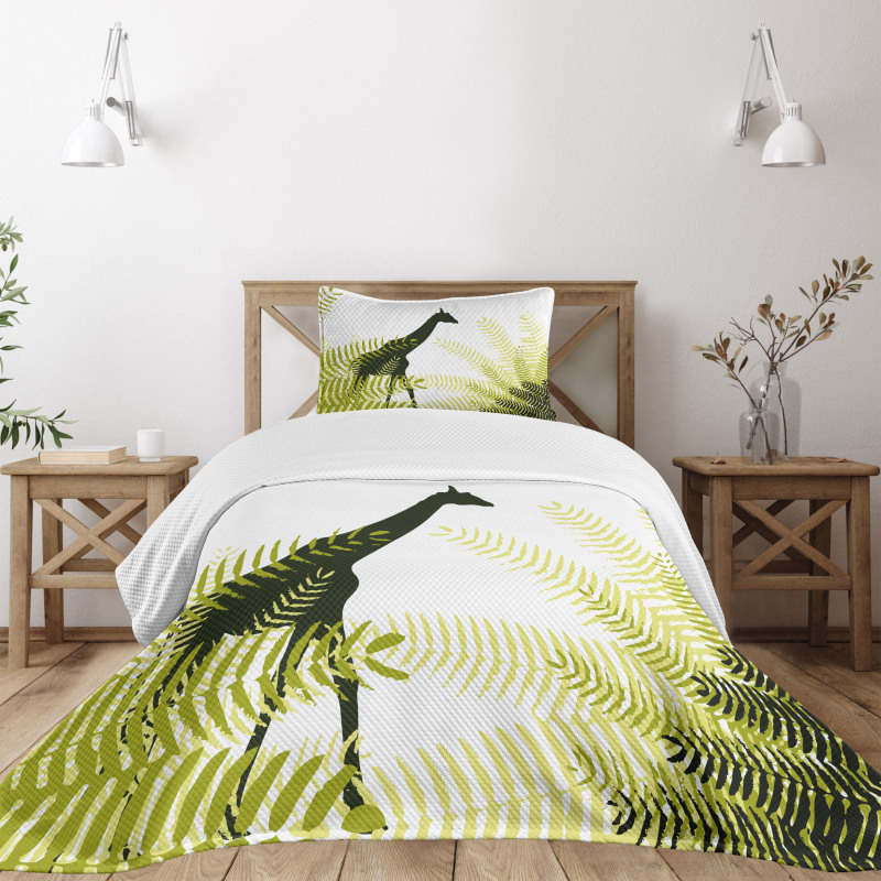 National Park Giraffe Bedspread Set