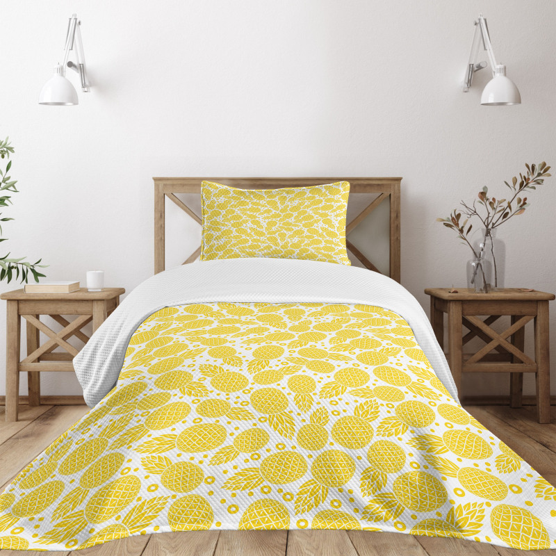 Pineapple Fruit Bedspread Set