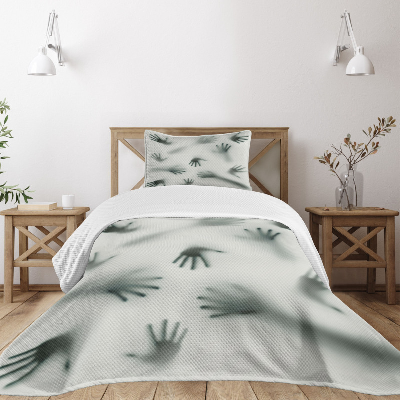 Ghost Alien Spirit Bedspread Set