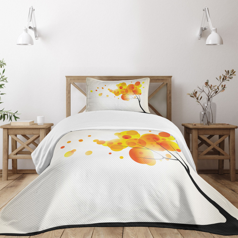 Autumn Sun and Trees Bedspread Set