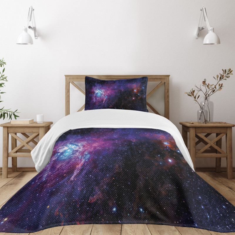 Mother Baby Nebula View Bedspread Set