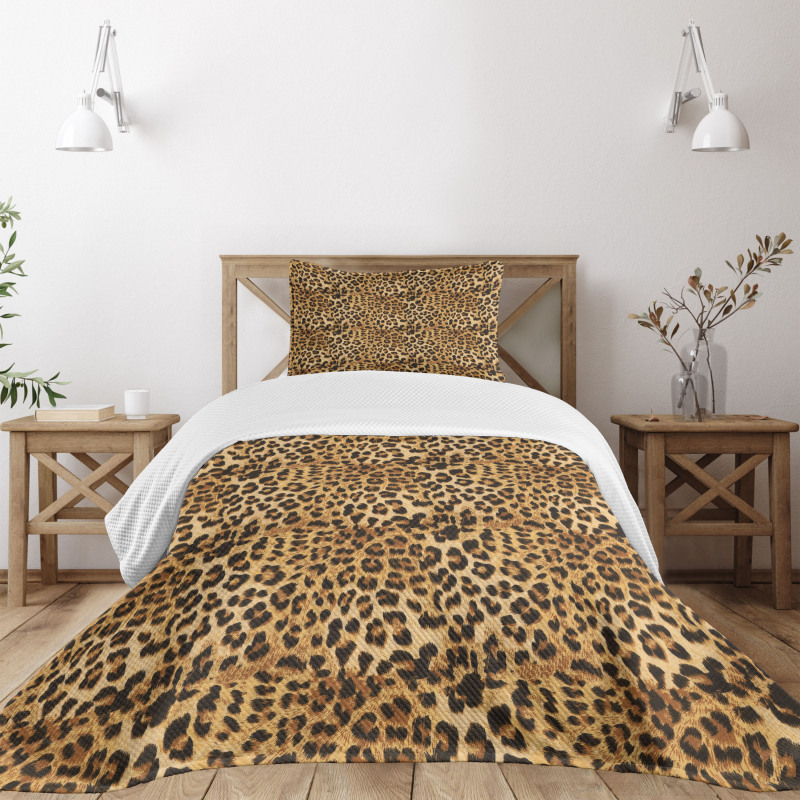 Leopard Print Bedspread Set