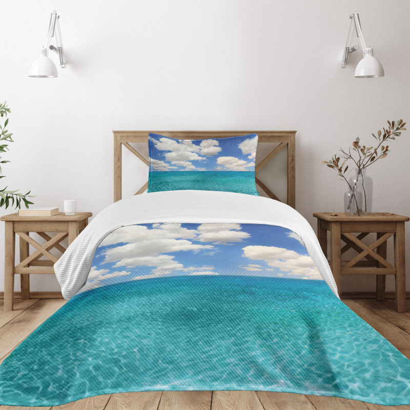 Tropical Island Beach Bedspread Set