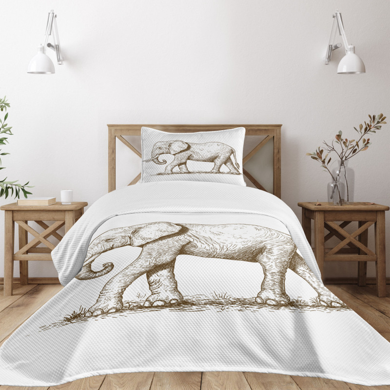 Safari Wild Animals Art Bedspread Set