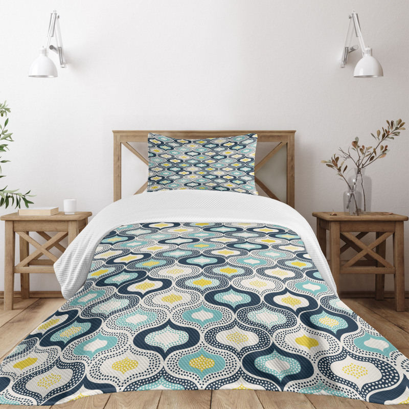 Morrocan Style Dots Art Bedspread Set